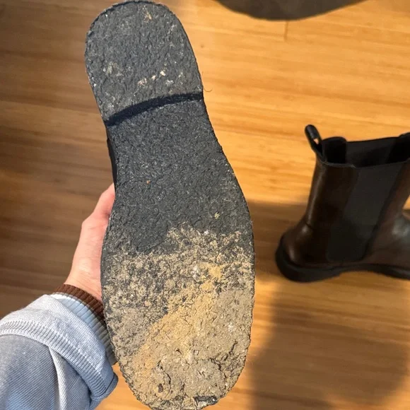 Staud Black Leather Chelsea Boots - Picture 4 of 9